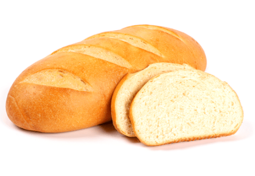 Батон із борошна пшеничного вищого сорту подовий, в упаковці, 1 кг